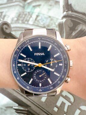 Fossil BQ2458 Sullivan Men's Multifunction Quartz Stainless Steel Watch